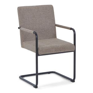 Tessa matstol i sand textil