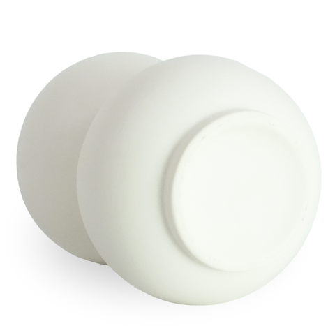 Becca bubbelform keramisk vas vit 21 cm