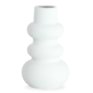 Billie keramisk vas vit 24 cm