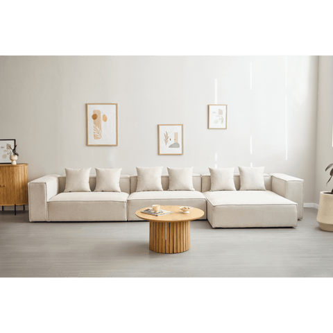Hailey mellandomodul i beige L: 121 × D: 100 × H: 65 cm