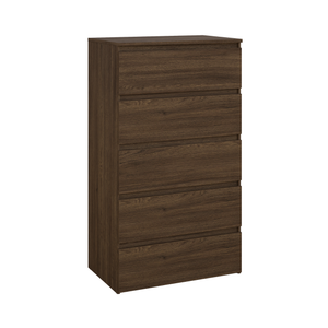 Maise byrå H:114 x B:65 x D:41 cm med 5 lådor i rökt eklook