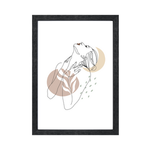 Paloma fotoram 21x30 cm svart