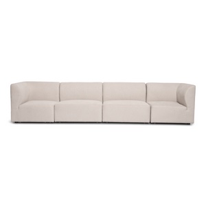 Emilia modulsoffa i beige 4 moduler L: 328 X D: 79 X H: 72 cm
