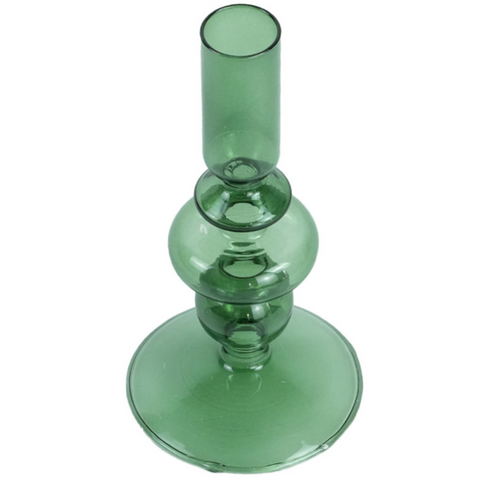 Gracie glasljusstake grön 18 cm