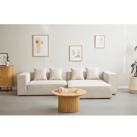 Hailey höger modul i beige L: 147 X D: 100 X H: 65 cm
