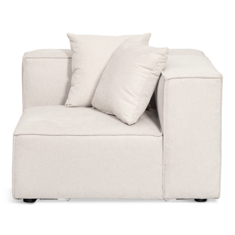 Hailey hörnmodul i beige L: 100 X D: 100 X H: 65 cm