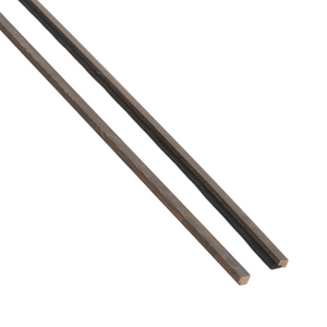 Avslutningslister till akustikpaneler i rökt ekfanér 2400x45x18 mm - Höger & vänster (2 st)