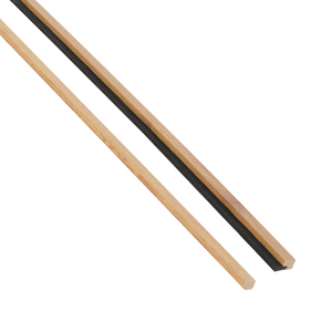 Avslutningslister till akustikpaneler i ekfanér 2400x45x18 mm - Höger & vänster (2 st)