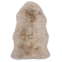 Äkta lammskinn - Beige 95x65 cm