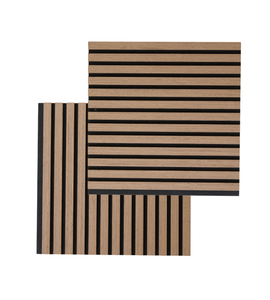 Akustikpanel i rökt ekfanér 520×520×18 mm