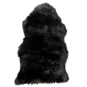 Äkta lammskinn - Svart 95x65 cm