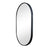 Sofie - Spegel oval med ram i svart 50 x 80 cm