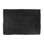 Alex jute matta i Svart 180x 120 cm