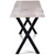 Aura - plank sittbänk - vit Ek - 180 cm