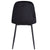 Eva - sammet köksstol/matstol i svart