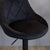 Ria - Justerbar barstol i svart sammet med snurrfunktion