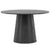Scarlett - Runt matbord med pelarben i svart 120cm