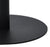 Amber - Cafébord svart - 70 x 70 cm