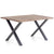 Aura plankbord förlängningsbart matbord 140 cm - Brun ek (Förberedd för Tilläggsskivor)
